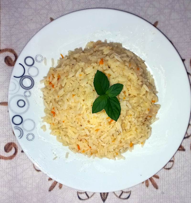 Taze Zencefilli, Havuçlu Basmati Pirinç Pilav tarifi…