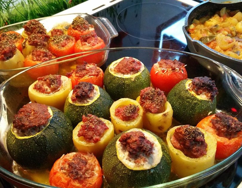 Evde Kıymalı Kabak Dolması
